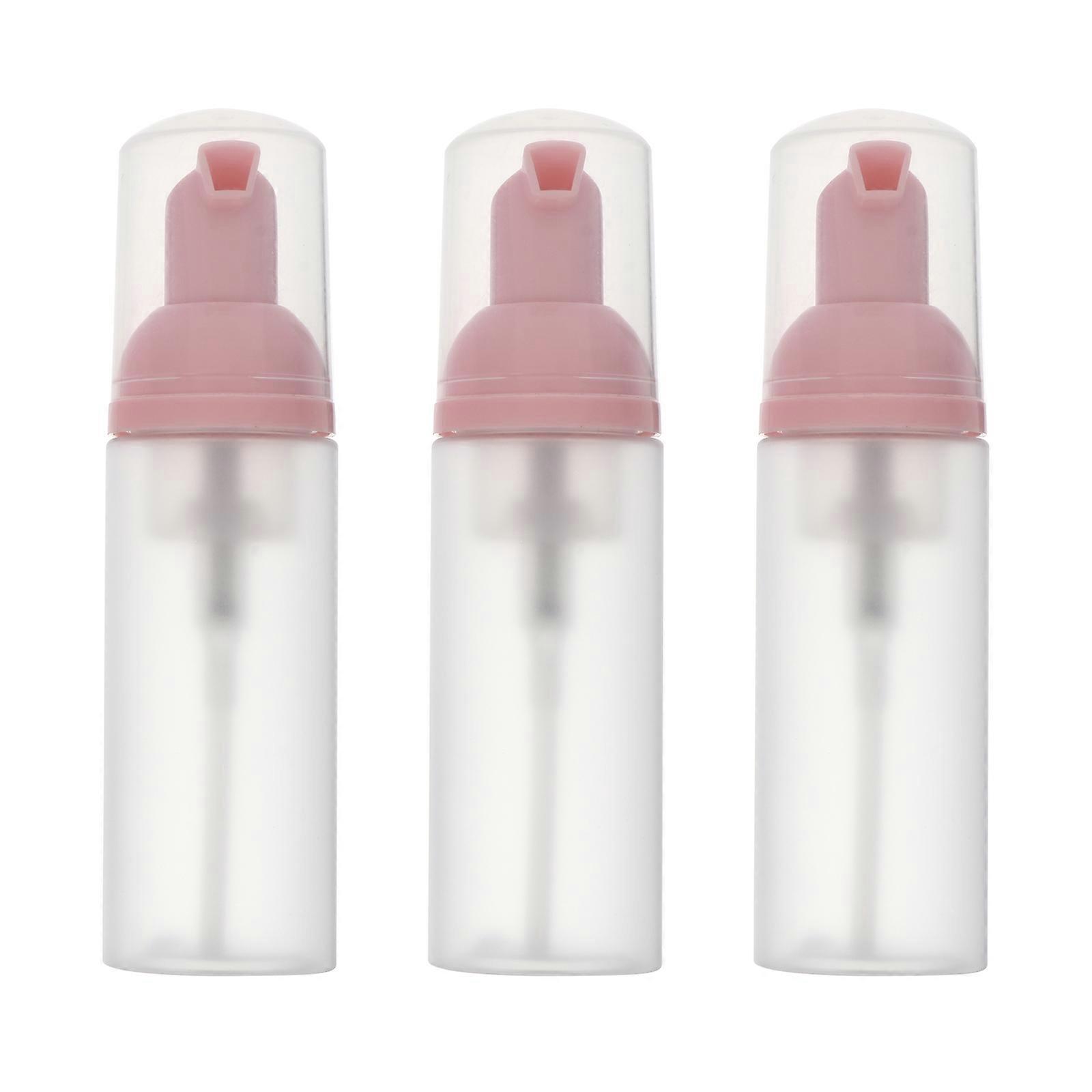 Stück 50 Ml Schaumflaschen Für Unterwegs, Inklusive Schaumshampoo Für Wimpern Und Reinigungsspender-13x3.5cm-pink