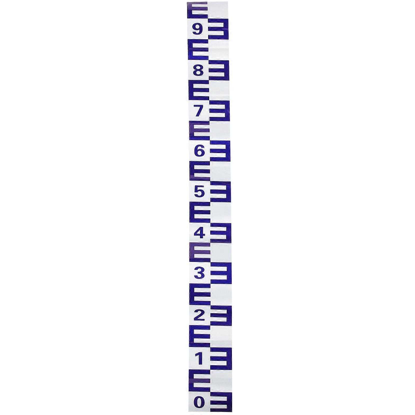 Wasserstandsaufkleber, Wasserstandsanzeiger, Selbstklebender Pool-wasserstandsmesser-100x10cm