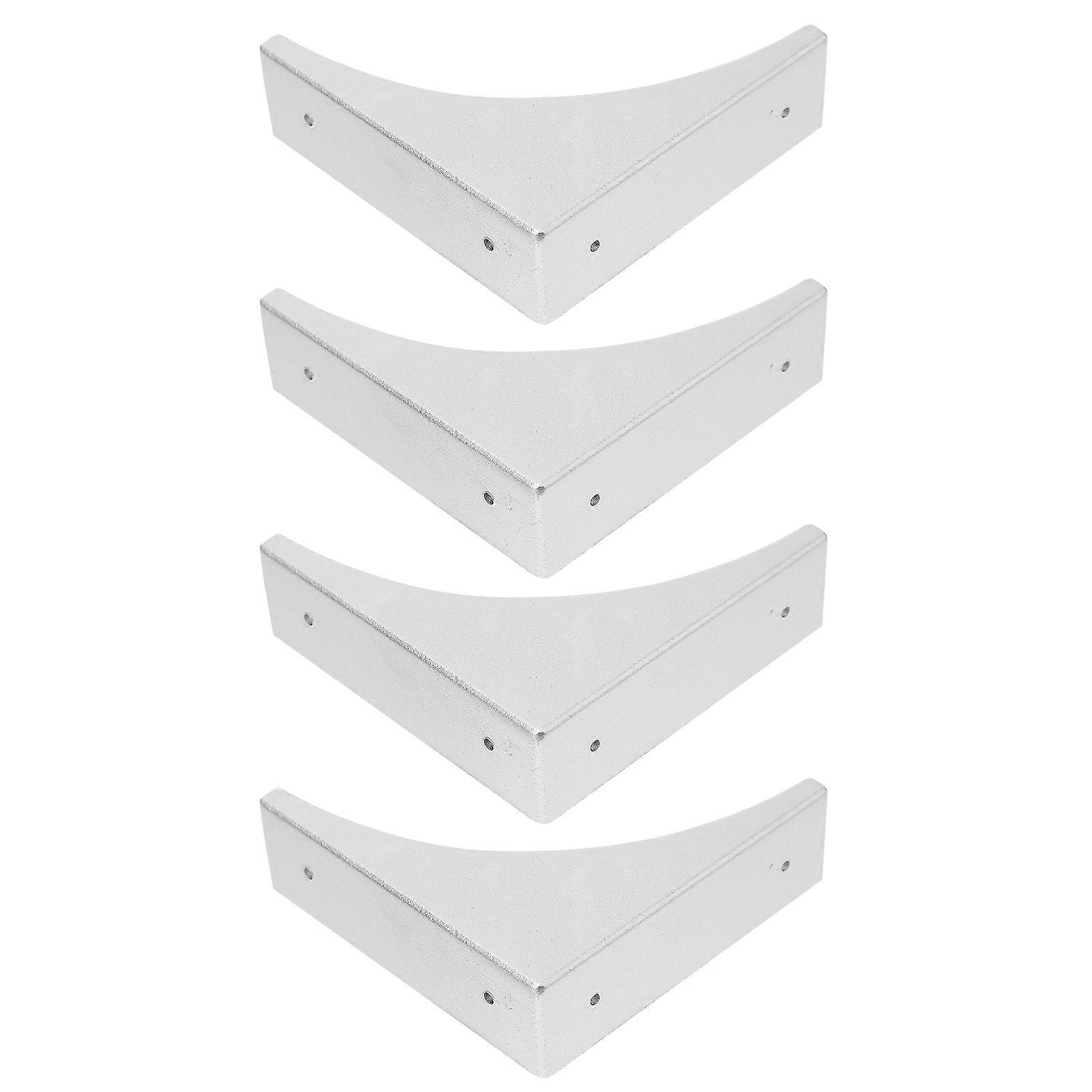 4er-set Eckenschutzleisten, Möbeleckenpuffer, Vintage-eckenschutz-6.7x6.7cm-silver