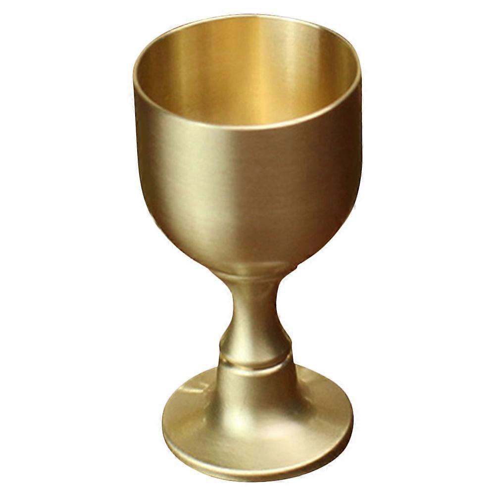 Weinkelch Aus Kupferlegierung, Antiker Likörbecher, Weinkelch Aus Metall, Retro-becher-5.50x3.00x3.00cm-golden