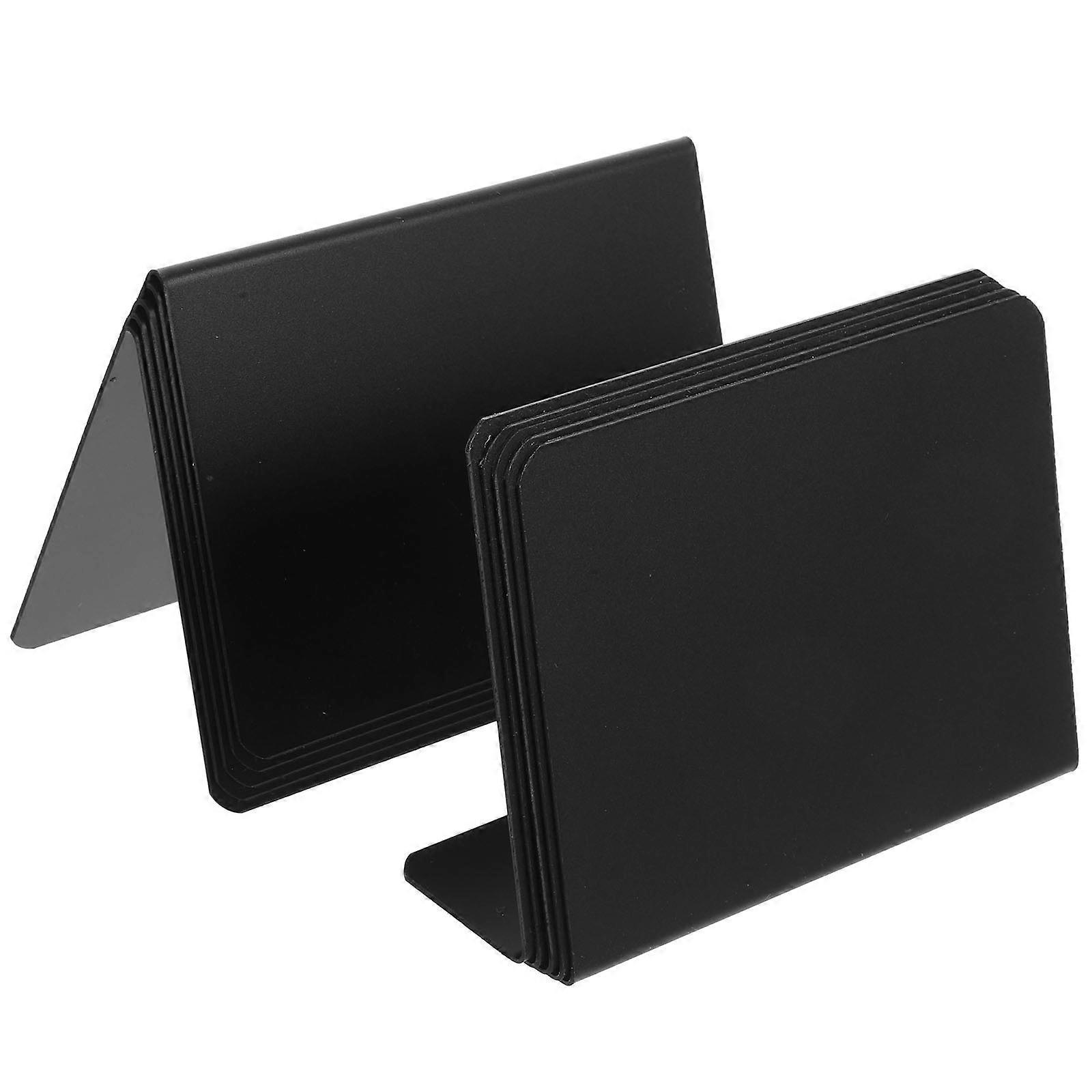 10 Stück Acryl-namensschilder Mit Abwischbarer Oberfläche, Tischkartenhalter Aus Acryl, Acryl-displayständer-10.00x8.00x6.00cm-black