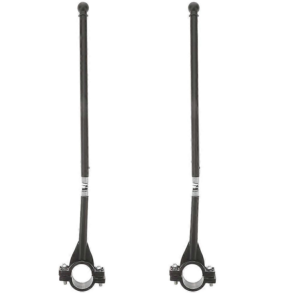 Stück Fahrradlenker-fahnenmasten, Fahrrad-fahnenmasten, Kinder-fahnenmasthalterungen, Außenfahnenmasten-28.00x4.50x1.40cm-black