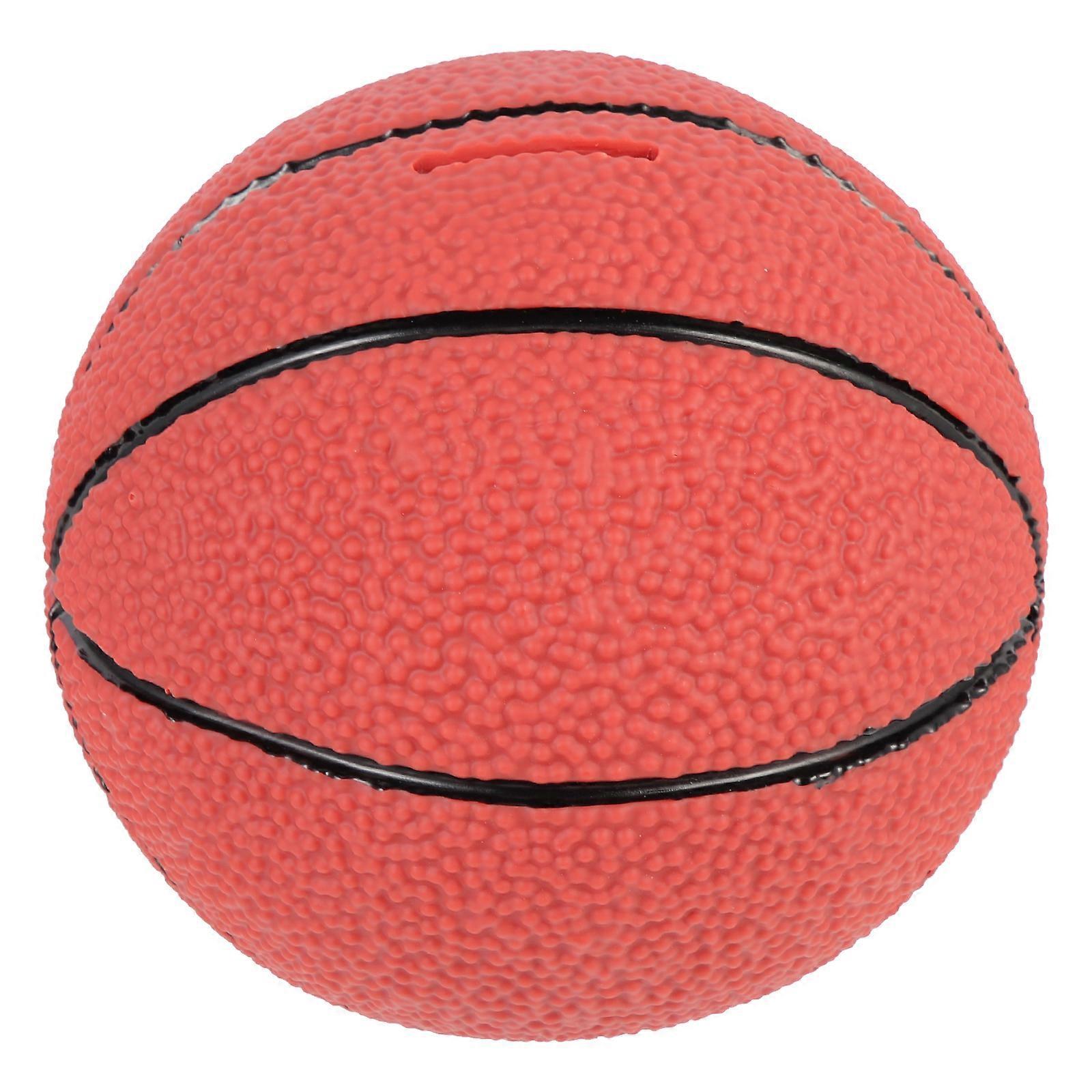 Spardose In Basketballform Für Jungen, Mädchen Und Kinder – Münzspardose Zur Dekoration Des Zuhauses-15x15x14cm-red