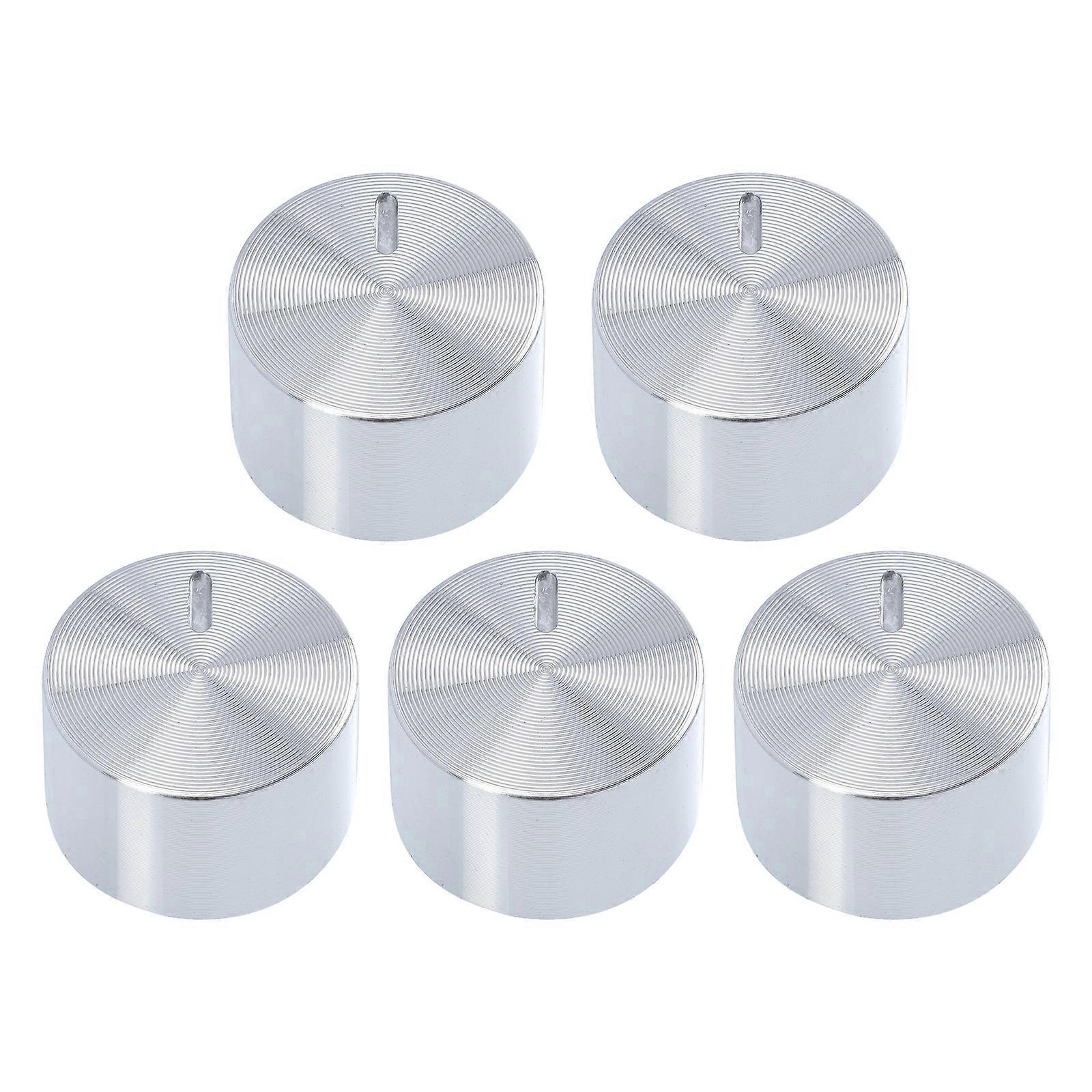 Stück Brennerreglerknöpfe, Premium-ersatz-herdknöpfe Aus Aluminiumlegierung-3.5x3.5cm-silver