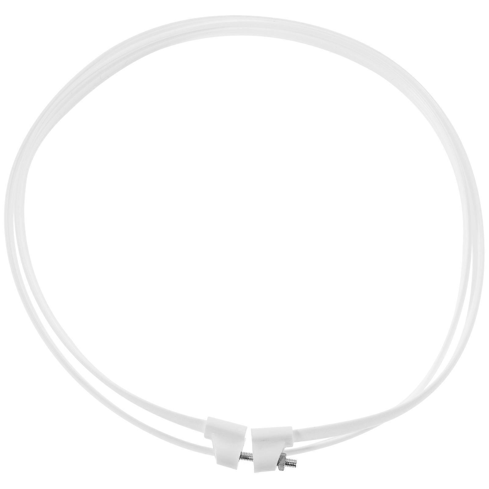 Abdeckung Für Elektrischen Ventilator Mit Festem Band, Haushaltsventilator, 16-zoll-ventilator Mit Festem Bügel, Ersatzteil-43.50x43.50x1.20cm-white