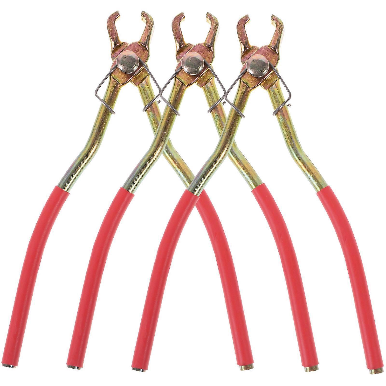 3-teiliges Haushalts-kiefernnuss-klammer-nussöffner-werkzeug, Robuster Nussöffner-12.5x5x1cm-yellow