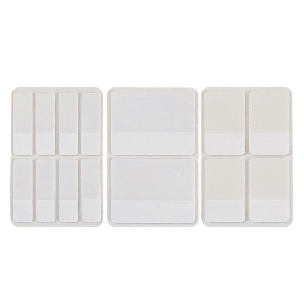 280 Stück Büro-lesestreifen, Selbstklebende Registerkarten, Selbstklebende Marker, Tragbare Buchmarkierungsstreifen-5.40x4.00x0.01cm-white