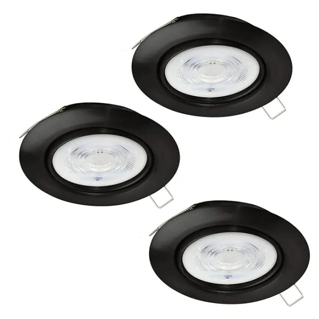 EGLO FAVAZZINA EINGEBAUT. KIPØ88 GU10 3X4.9W 3X400LM IP44 SCHWARZ