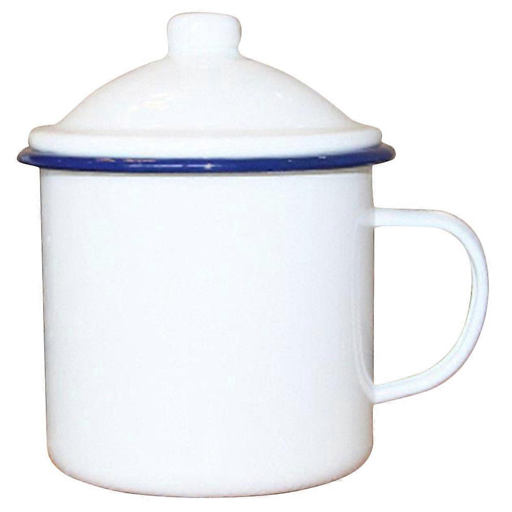Retro-emaille-wasserbecher, Tragbarer Emaillebecher Für Wasser, Kaffee Und Milch – Ideal Für Camping, Outdoor Und Andere Aktivitäten.-13.50x10.00x10.00cm