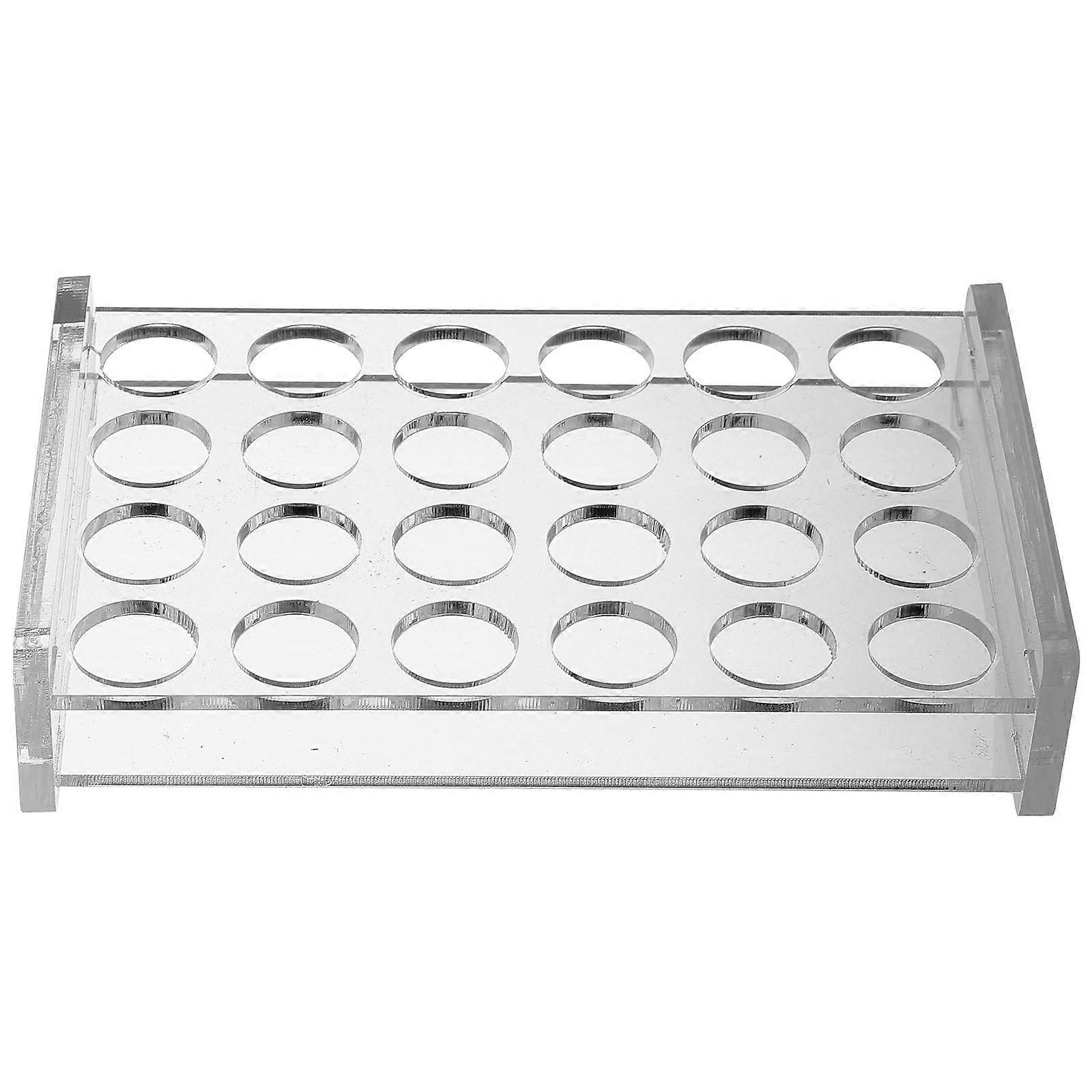 Reagenzglasgestell, Zentrifugenröhrchengestell, 24 Steckplätze, Röhrchengestell, Aufbewahrungshalter Für Probenröhrchen-14.00x8.70x2.80cm