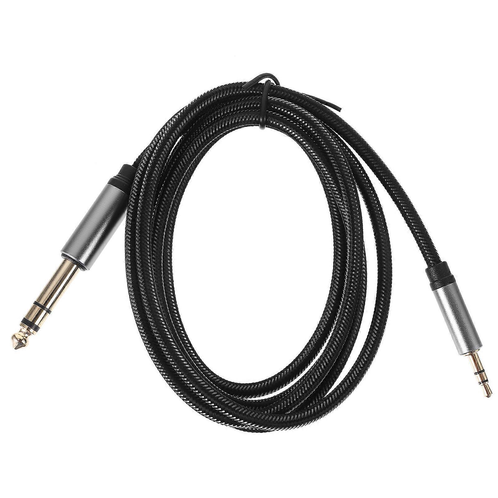 3,5-mm-auf-6,35-mm-stereo-audiokabel Für Mobiltelefon, Computer Und Verstärker-150.00x1.10x1.10cm-black