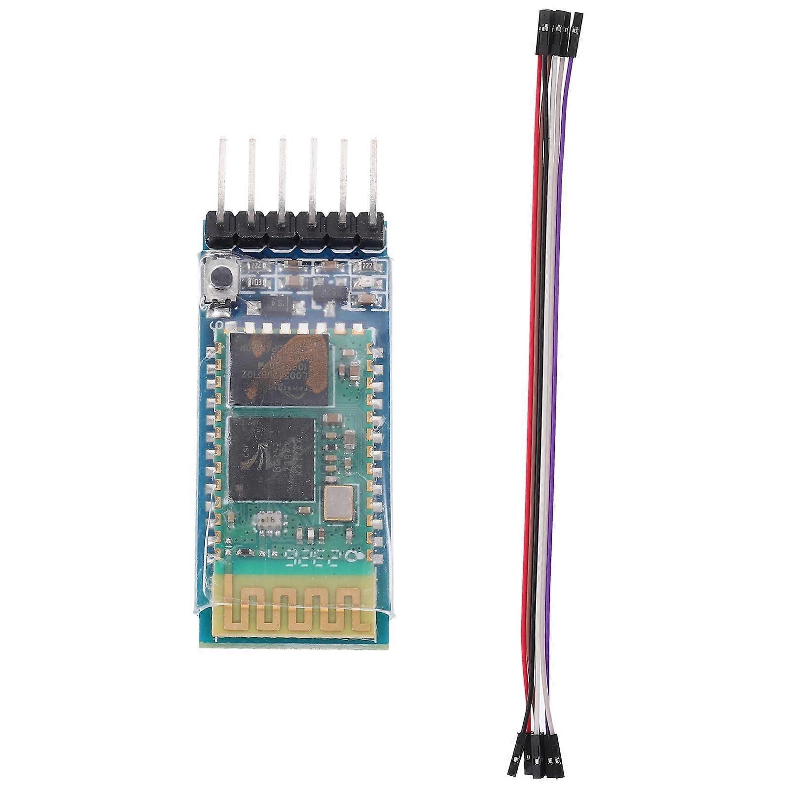 Hc-05 Rs232 Drahtloses Serielles 6-pin-rf-transceiver-modul Master/slave Mit 6 Kabeln, Kompatibel Mit-4.30x1.60x0.50cm