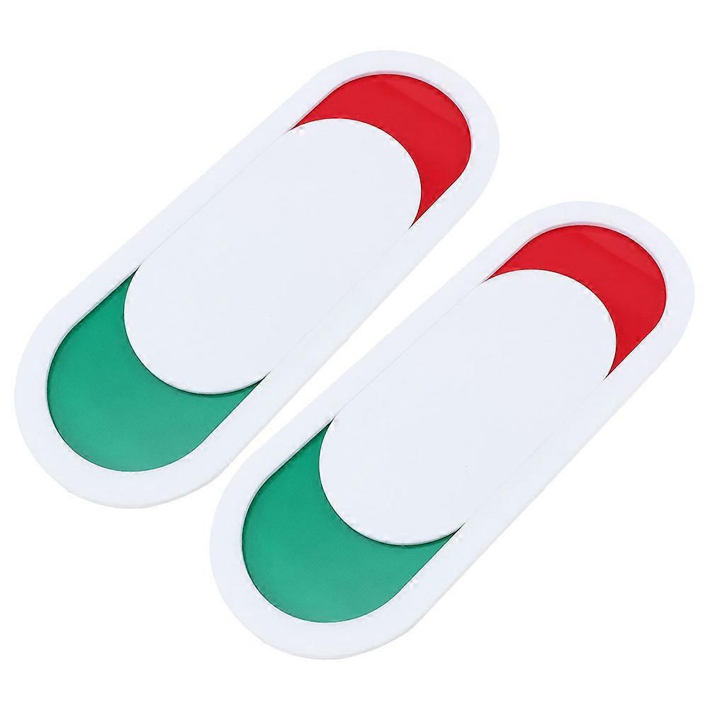 Stück Wc-schiebetür-schilder, Wc-sichtschutz-schiebetür-schild „frei“/„belegt“ Für Wc-10.00x4.00x0.80cm-white