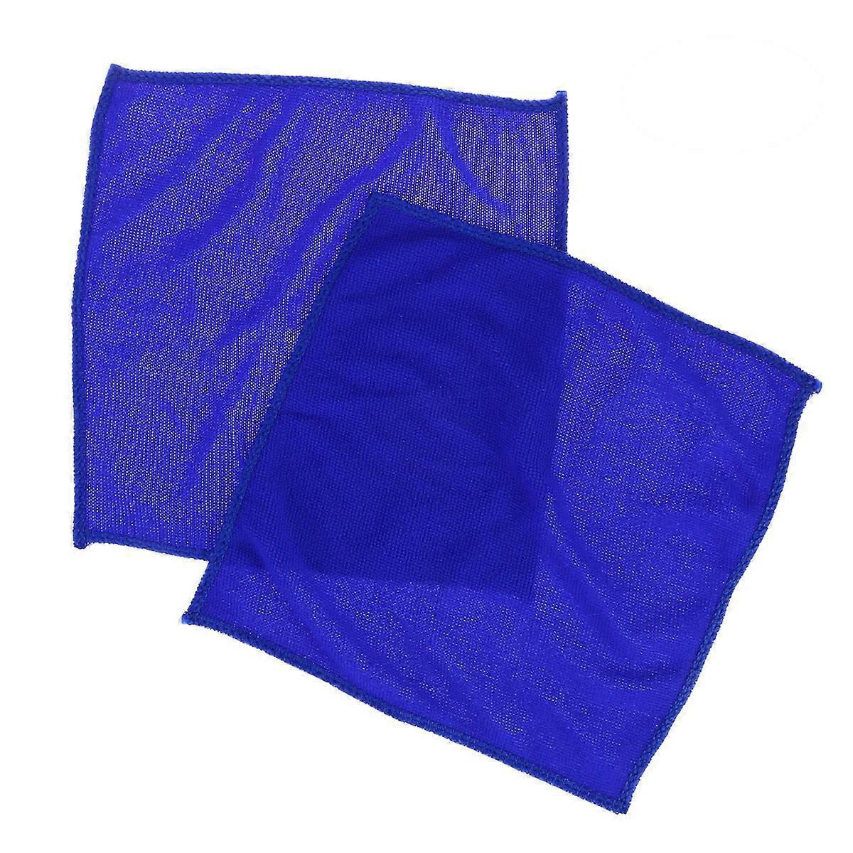 5 Stück Premium-mikrofasertücher Aus Ultrafeinem Material Zur Reinigung Von Küchenschmutz-blue