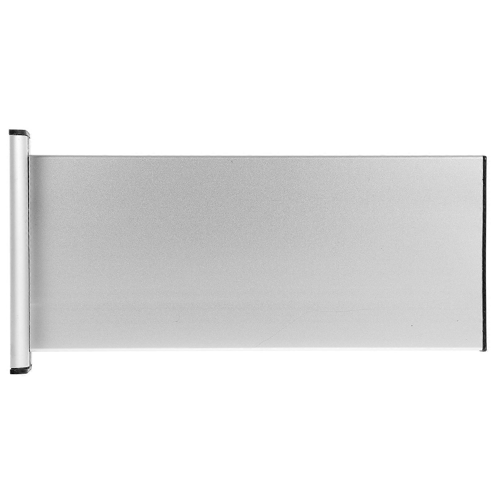 Doppelseitiges Türschild, Blanko-türschild Aus Aluminiumlegierung-29.00x14.50x4.00cm-silver