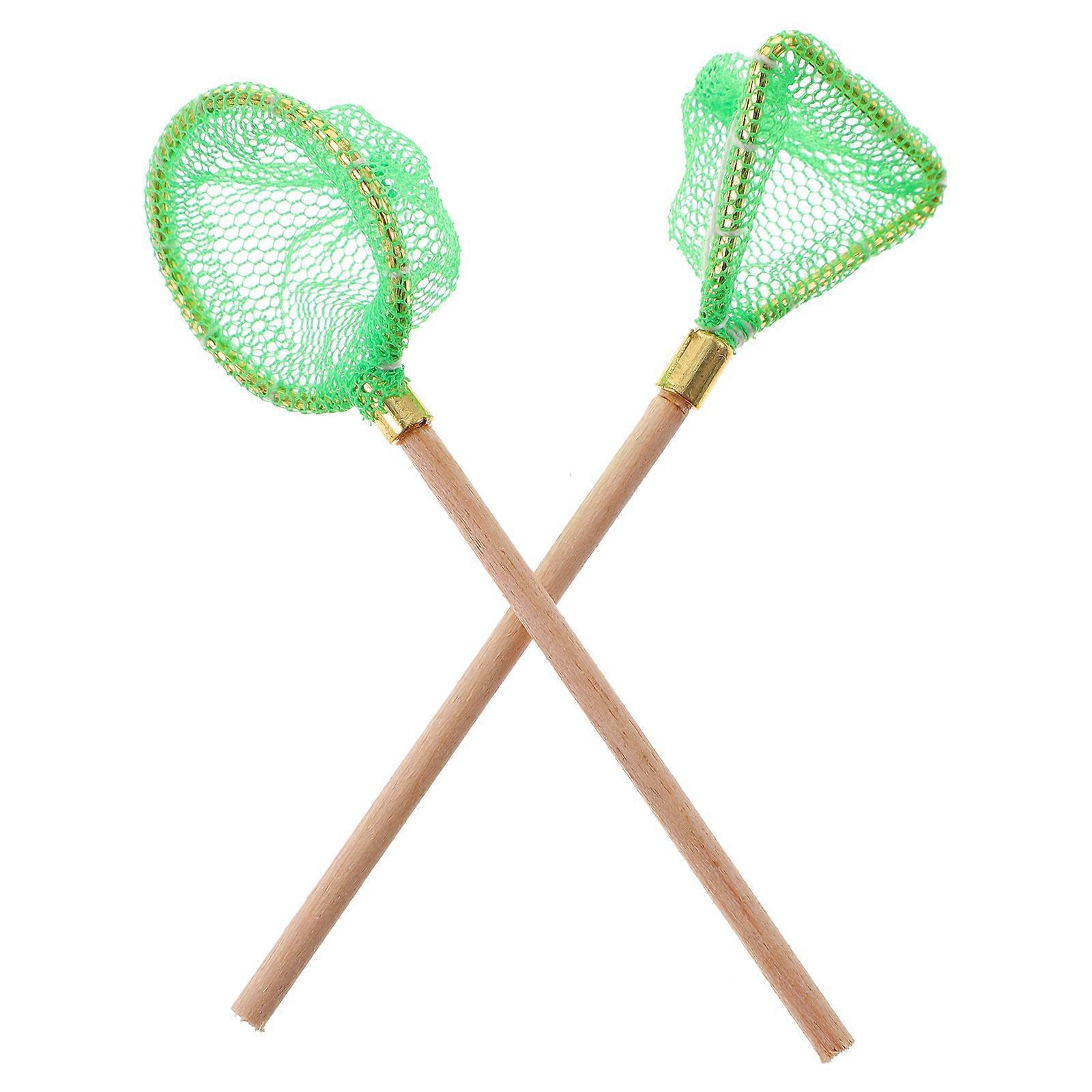 Stück Miniatur-fischernetz Spielzeug Fischernetz Kinderspielzeug Minihaus Angelzubehör-8.5x2.5cm-light Green