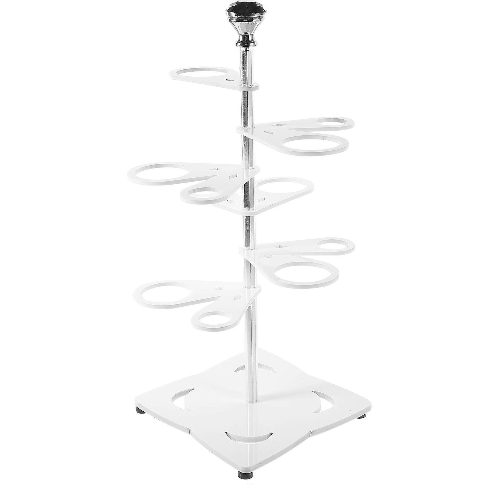 Eiswaffelhalter Aus Acryl, Eiscreme-sushi-rollen-präsentationsständer, Desserthalter Für Den Laden (6 Löcher)-28x12x12cm