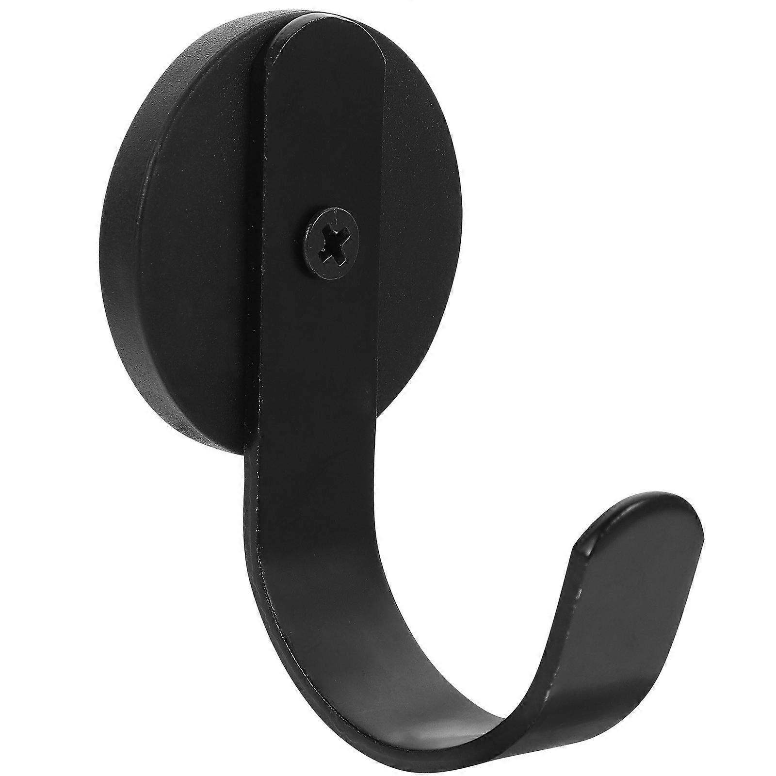 Magnetischer Girlandenhaken, Magnetischer Kranzhaken, Metall-kranz-aufhängehaken-7x4.5x4.3cm-black