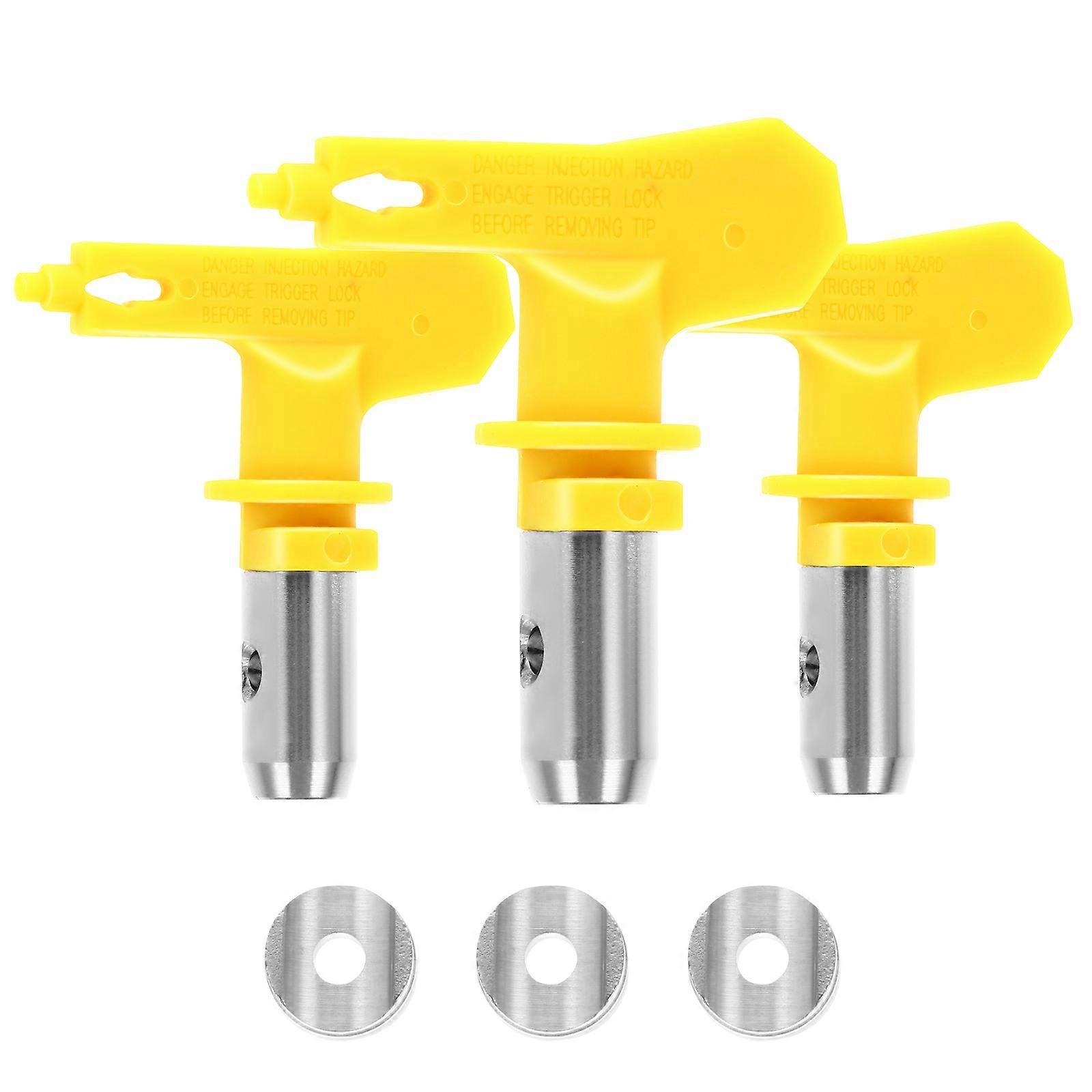 3-teiliges Set Wendbarer Airless-spritzdüsen Für Airless-spritzpistolen-5.5x5cm-yellow
