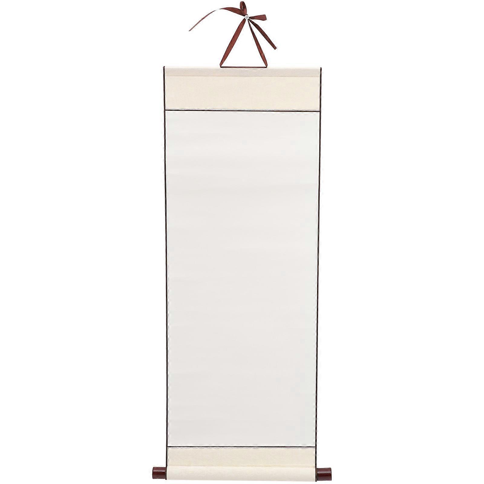 Stück Leere Hängerolle Aus Chinesischem Papier Für Kalligrafie-80x34x2.5cm-white