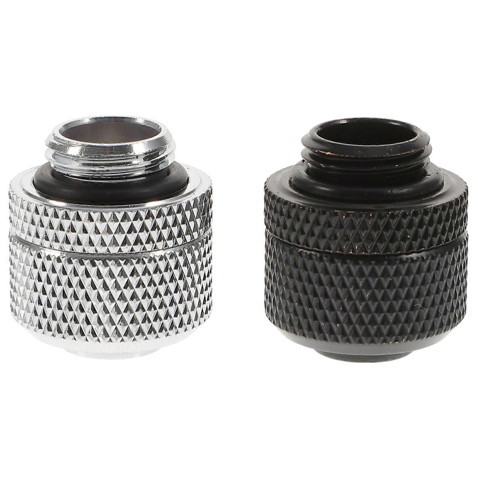 Stück Wasserkühlungs-kompressionsverschraubungen Pc-gewinde-rohrverbinder G1/4-anschlüsse-2.3x2x2cm