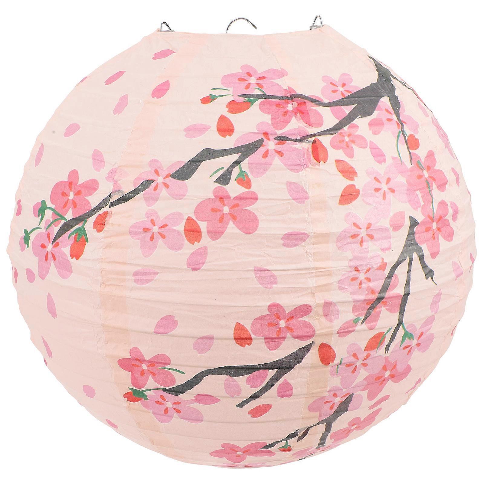 Papierlaterne, Hängelaterne Im Japanischen Stil, Hängedekoration-30x30cm-pink