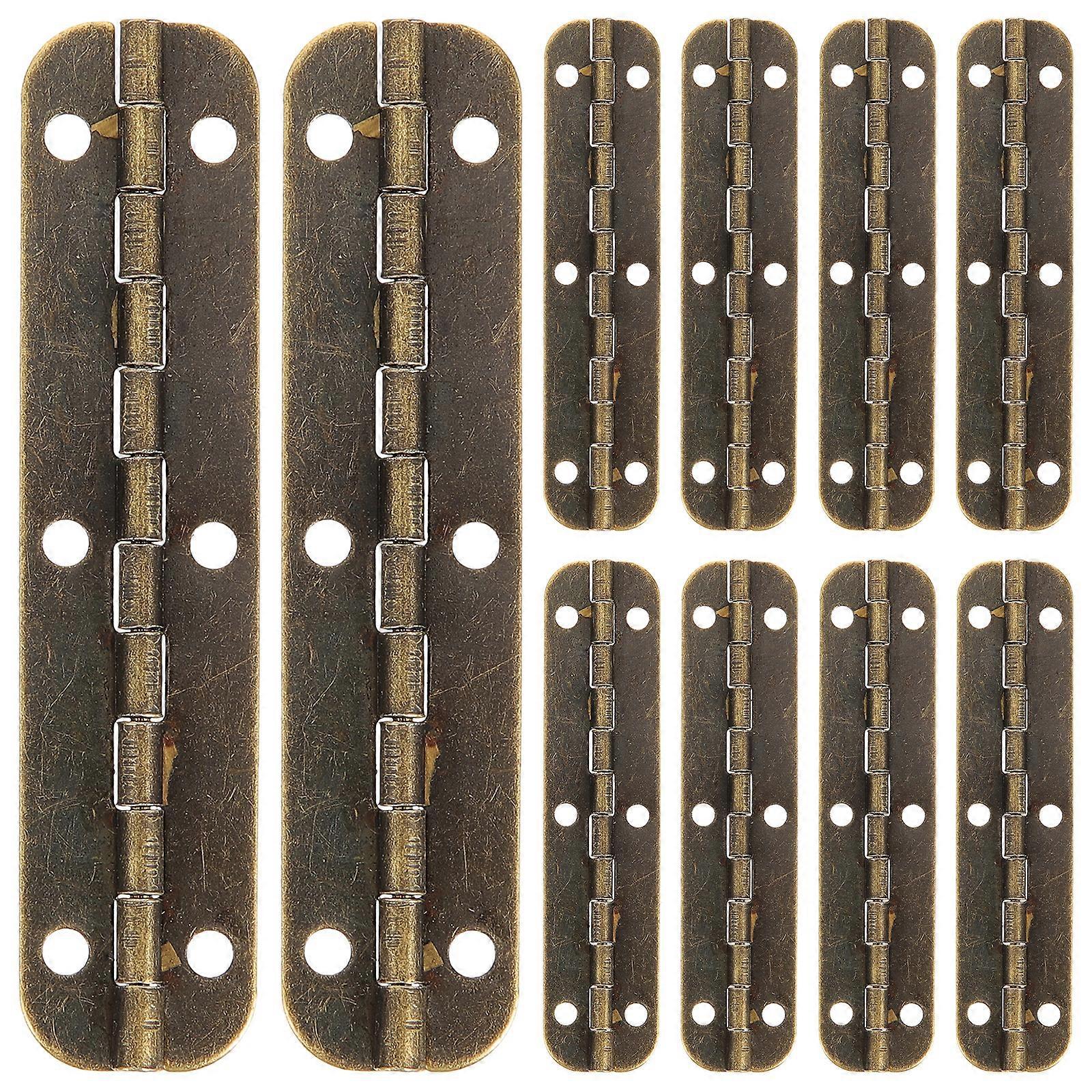 Satz Klavierscharniere, Lange Tischscharniere, Flächenbündige Scharniere, 180-grad-scharniere, Klavierscharniere-6.5x1.5cm