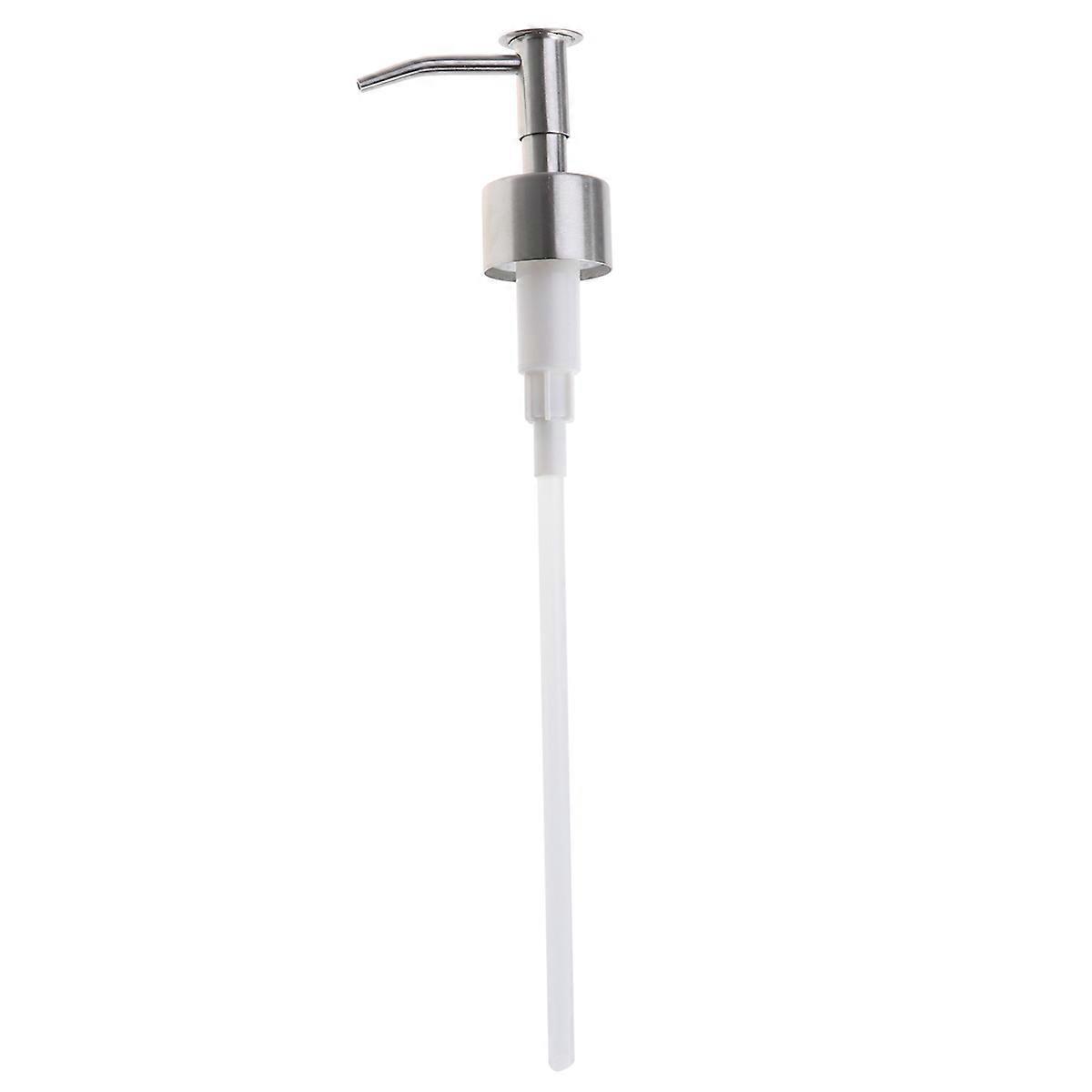 Seifenspenderdeckel Aus Rostfreiem Edelstahl, Passend Für Lotionspenderpumpeneinsatz Für Flaschen-24.00x6.30x3.00cm-silver