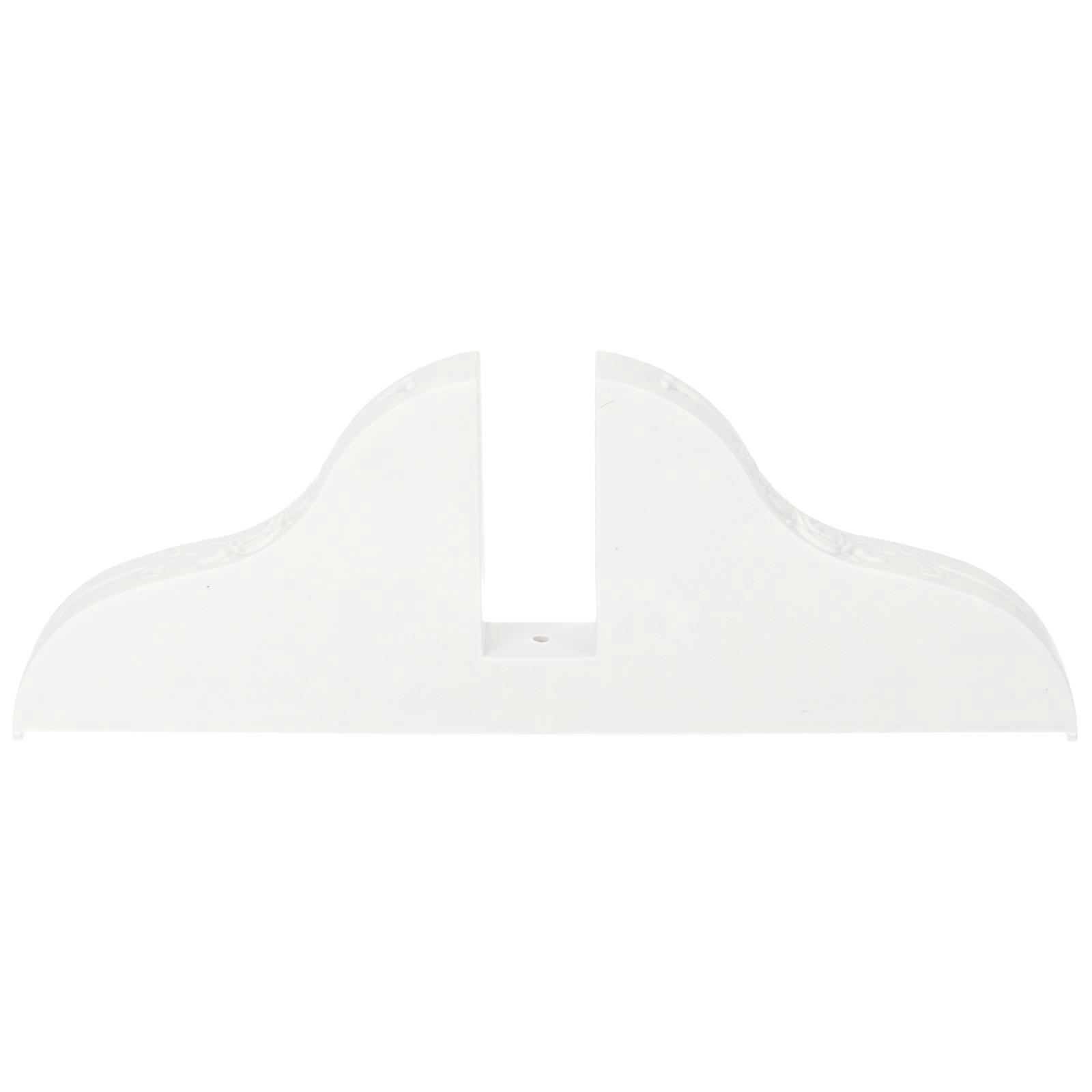 Raumteilerständer, Sichtschutzwandfüße, Raumteilerhalterung, Trennwandbasis-30x11cm-white