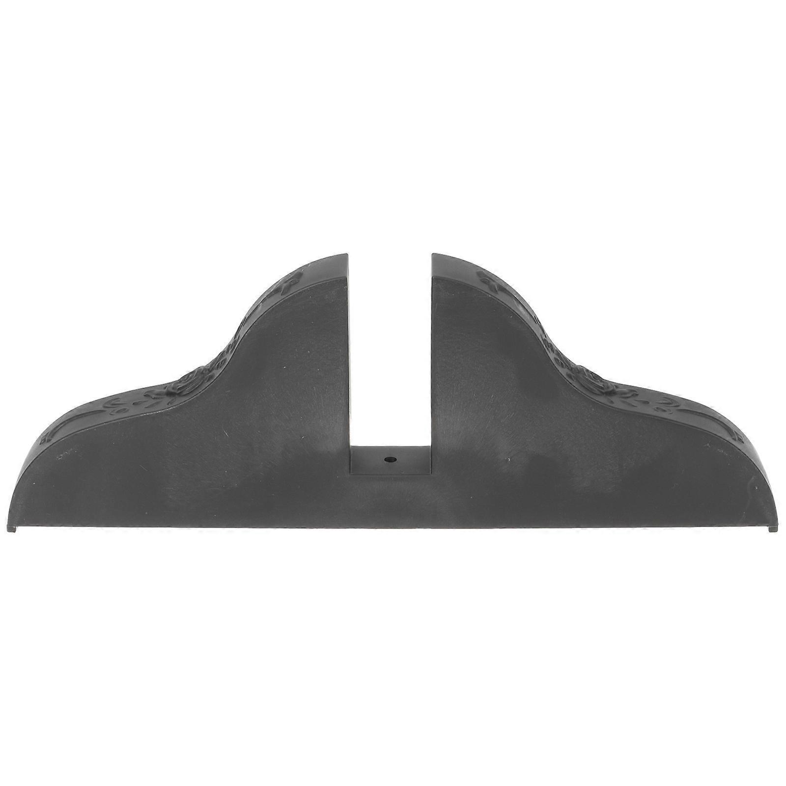 Bildschirmteilerständer, Kunststoff-trennwandfuß, Bildschirmteilerhalterung Für Den Haushalt-30x11cm-black
