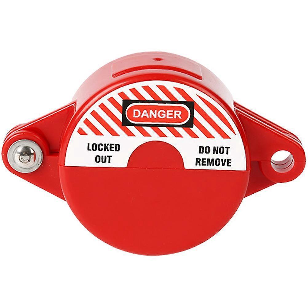 Verriegelungsvorrichtung Für Drehschieberventile, Sicherheitsverriegelungsscheibe Für Industrieventile 1-2,5 Zoll (25-64 Mm)-12.50x8.00x4.00cm-red