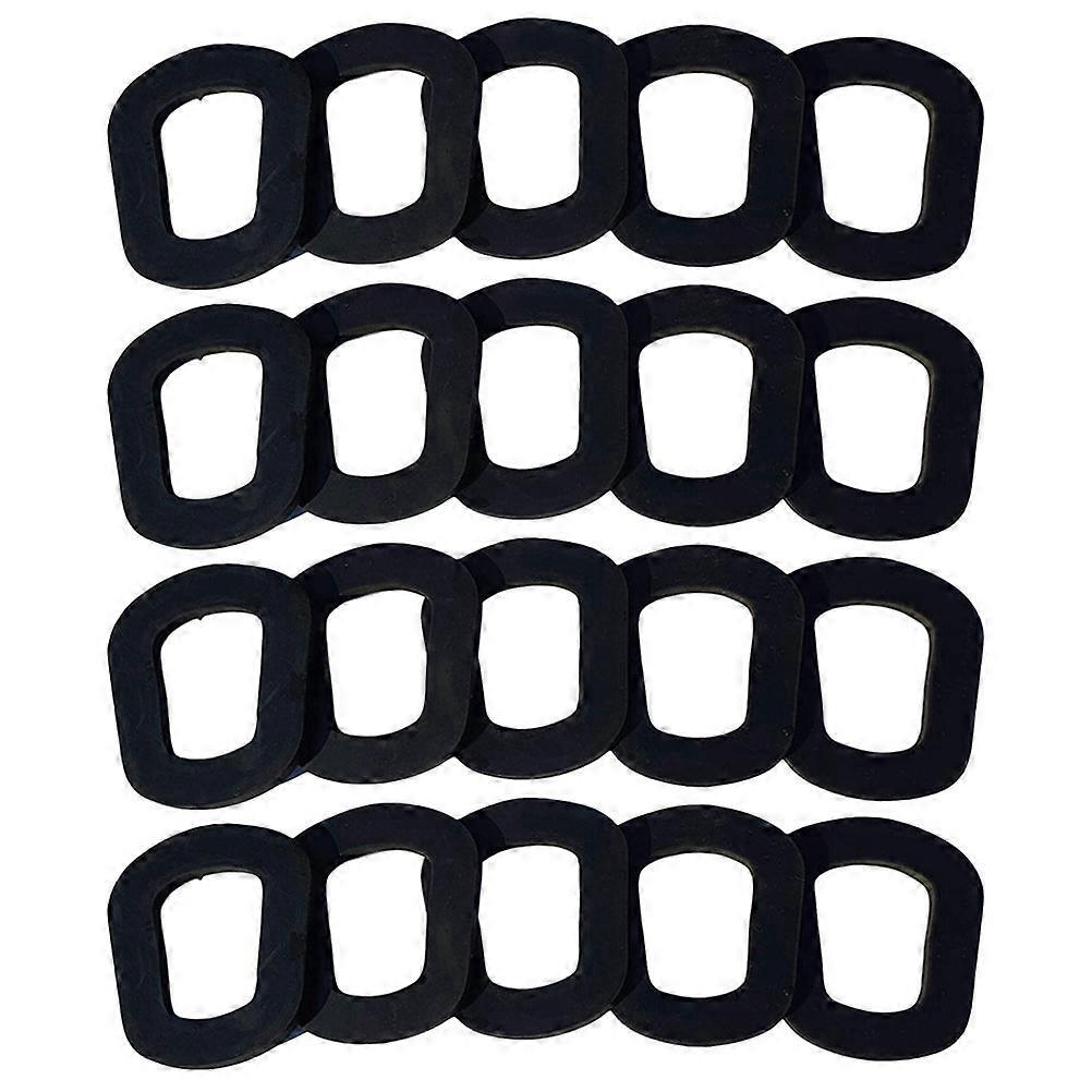 20 Stück Kraftstofftank-dichtung Für 5-gallonen-kraftstoffkanister-5.40x4.80x0.50cm-black