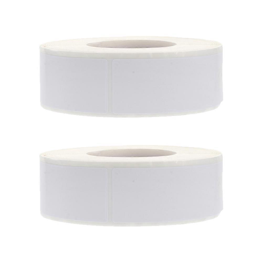 2 Rollen Home-office-etiketten, Blanko-etiketten, Klassifizierungsetiketten-7x2.2x0.1cm-white