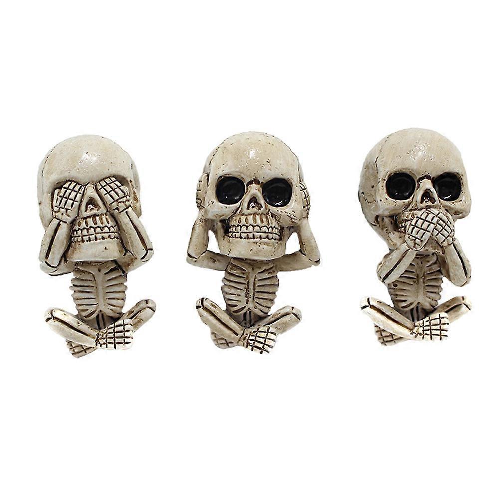 3er-set Auto-lüftungsschlitzclips, Auto-lufterfrischer Für Frauen, Totenkopf-förmige Lüftungsschlitzclips, Autodekoration-5.5x4cm