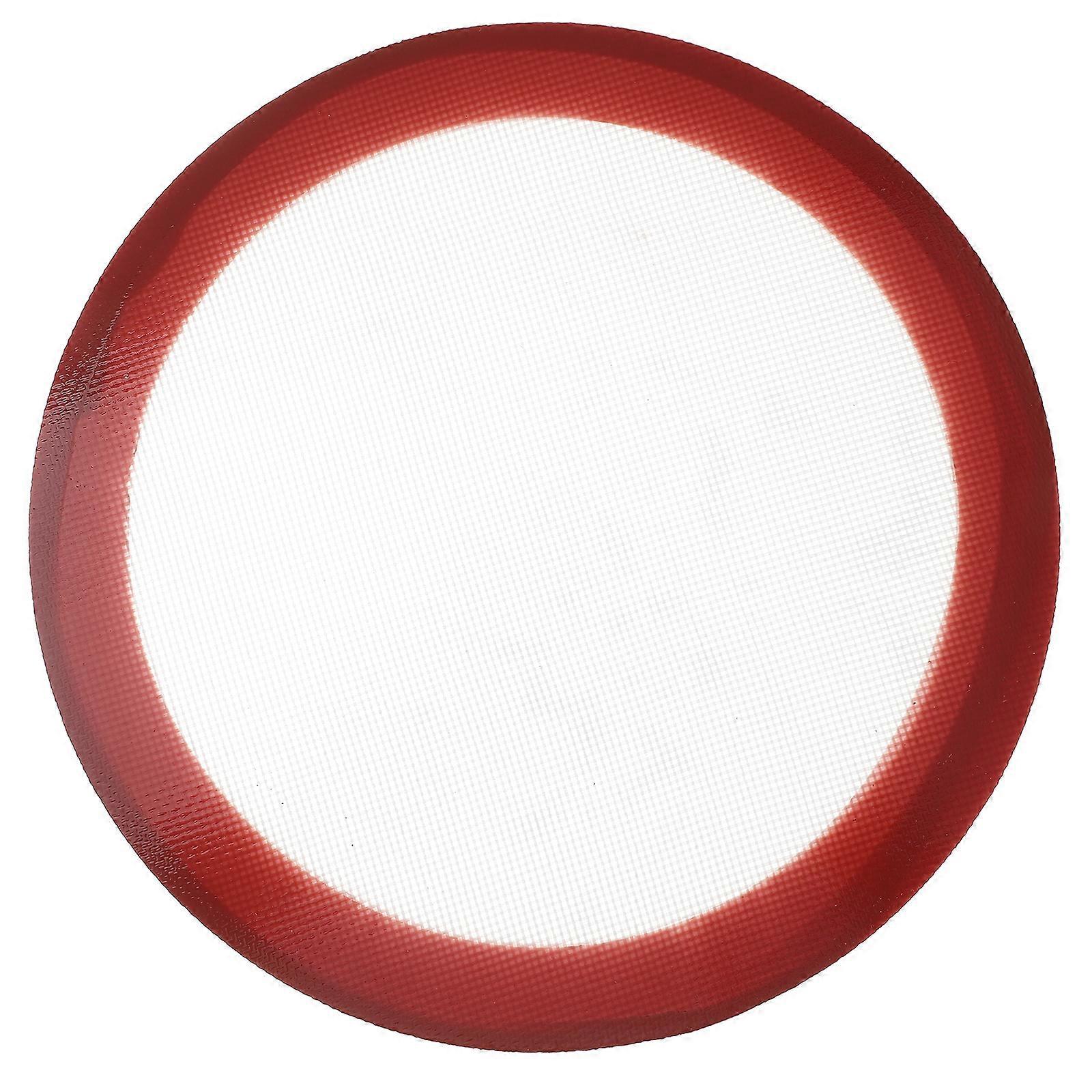 Runde Silikon-backmatte Für Den Backofen, Antihaftbeschichtet, Hitzebeständig, Ideal Für Pizza, Zum Backen Zu Hause (254 Mm, Farbe Zufällig)-25.4x25.4cm-1