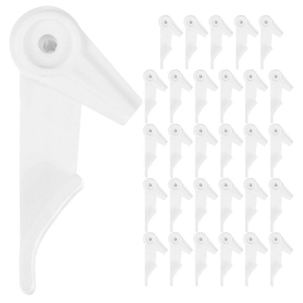 30 Stück Befestigungsschnallen Für Deckenlampenscheiben, Kunststoff-zubehör Für Deckenlampen-4.70x2.00x1.80cm