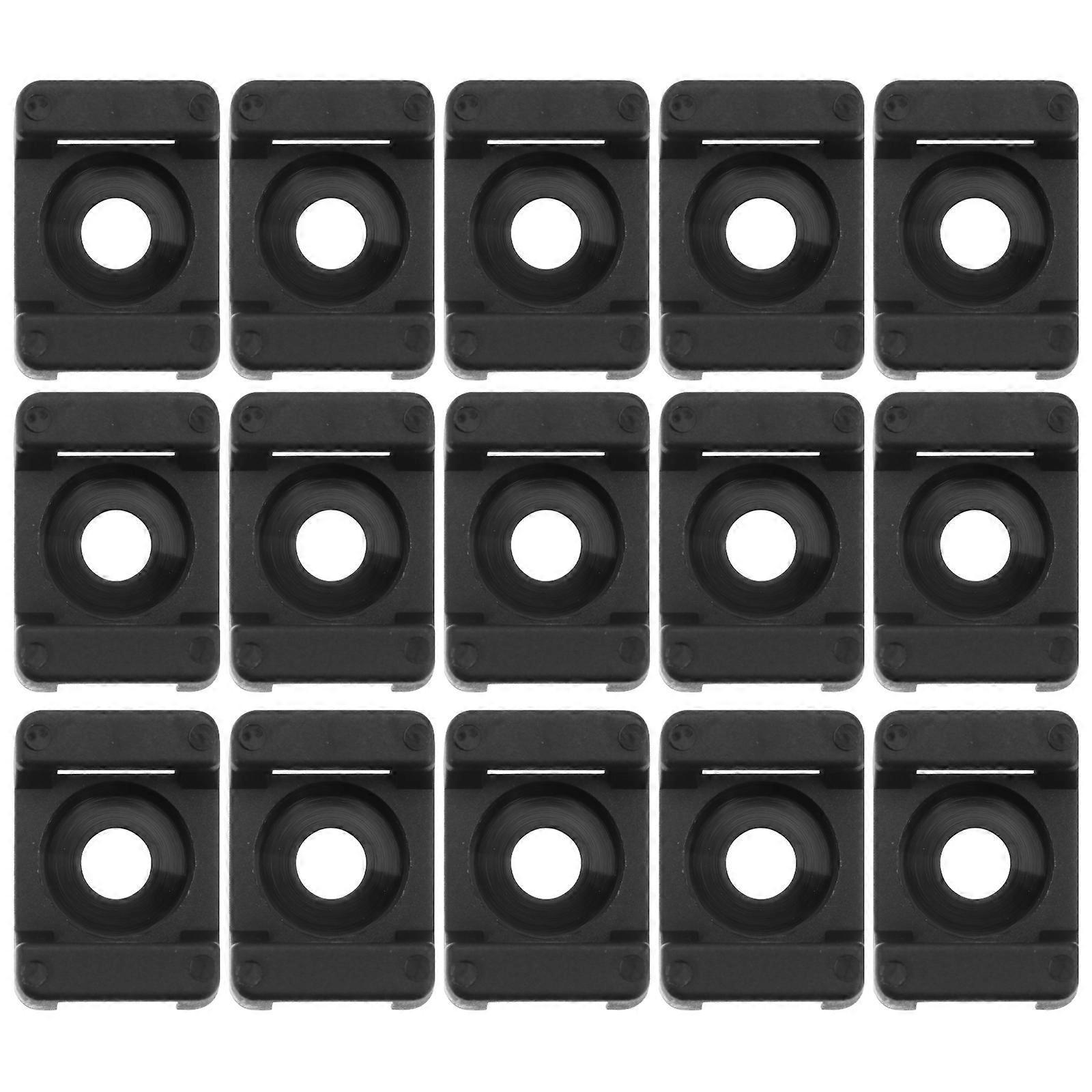 Kabelbinderhalterung Aus Kunststoff, Sattelbefestigung, Schraubbefestigung, Sitzbefestigung Aus Nylon, Drahtclip-schraube-100pcs-black