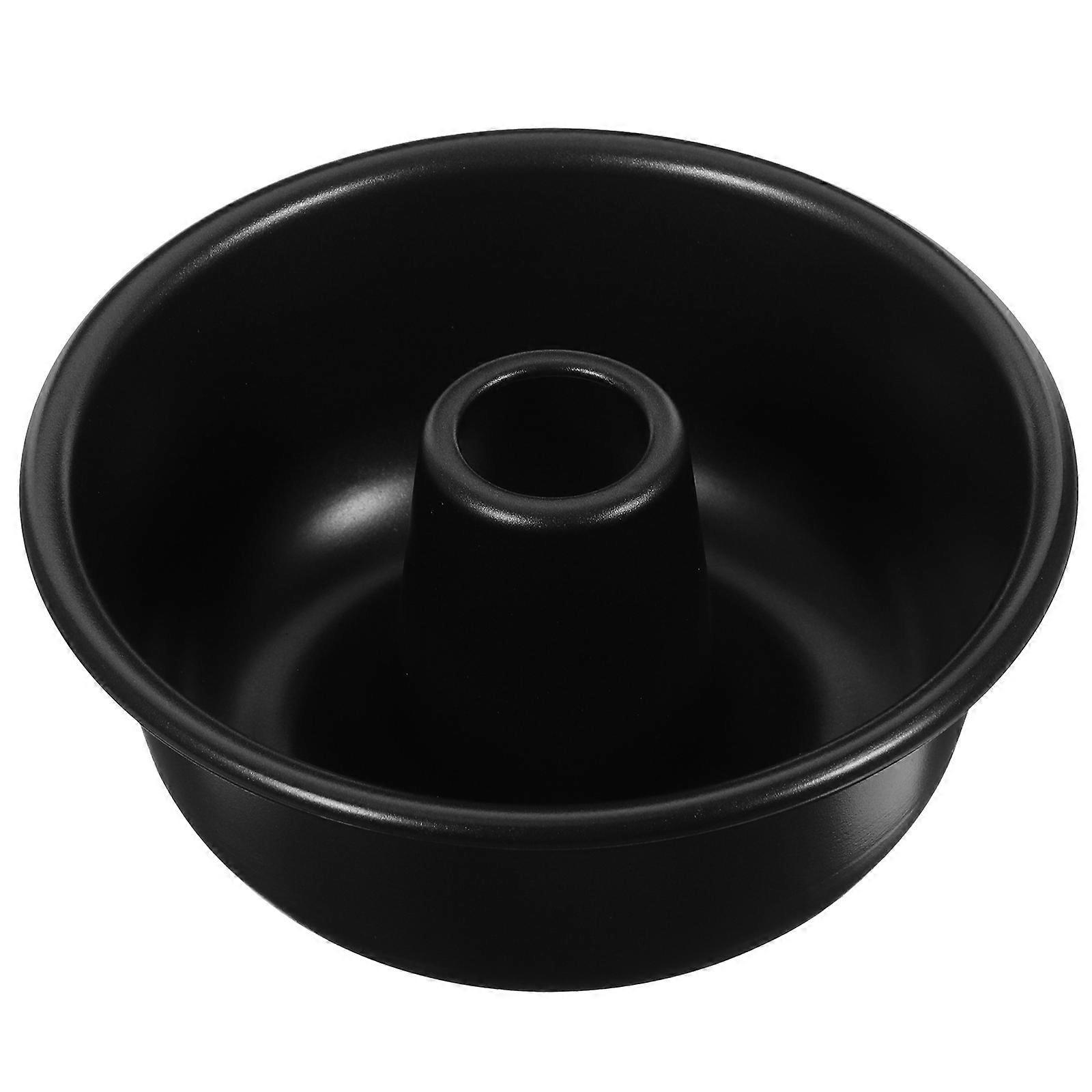 Donut-backform Aus Aluminiumlegierung, Einzelne Donut-form Zum Backen Von Diy-donuts Und -kuchen-14.3x14.3x5.5cm-black