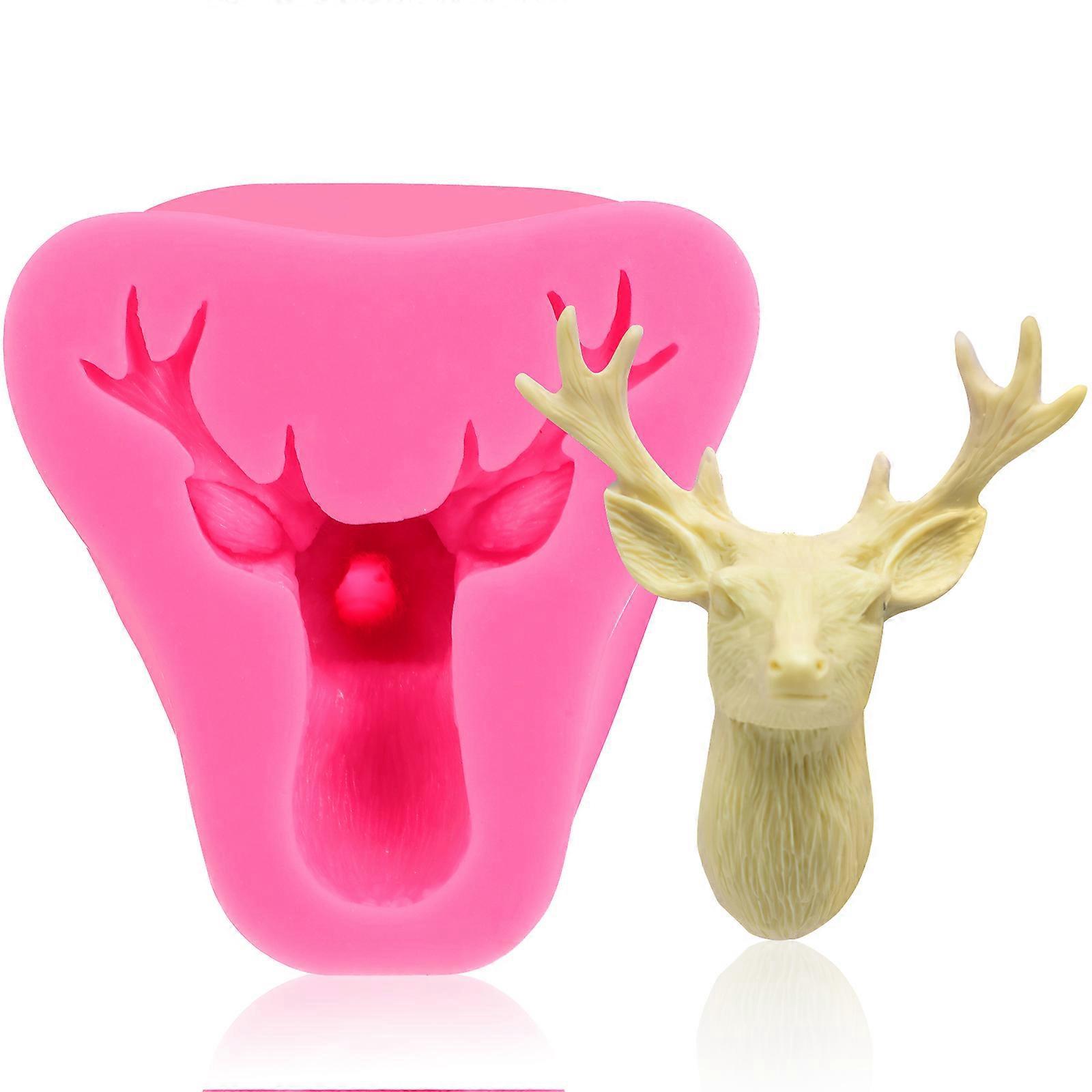 Weihnachtliche 3d-silikonform Für Kuchen, Seife, Schokolade, Süßigkeiten Und Fondant (farbe Zufällig)-7.00x6.80x3.50cm