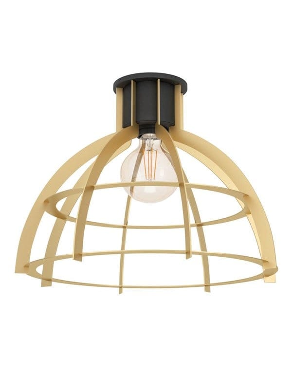 EGLO STILLINGTON DECKENLEUCHTE E27 SCHWARZ/GOLD