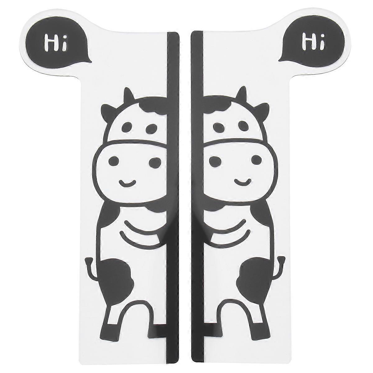 Stück Acryl-notiztafeln Mit Tiermotiven, Modische Seitenwand Für Computermonitore, Transparente Notizblöcke Mit Haftnotizfunktion (links)-28.5x8.5cm
