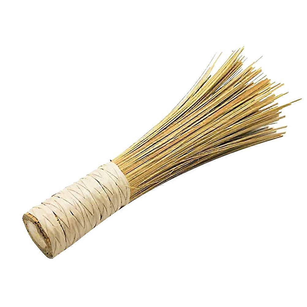 Wok-reinigungsbürste Aus Bambus, Ideal Für Die Küche, Mit Komfortablem Griff.