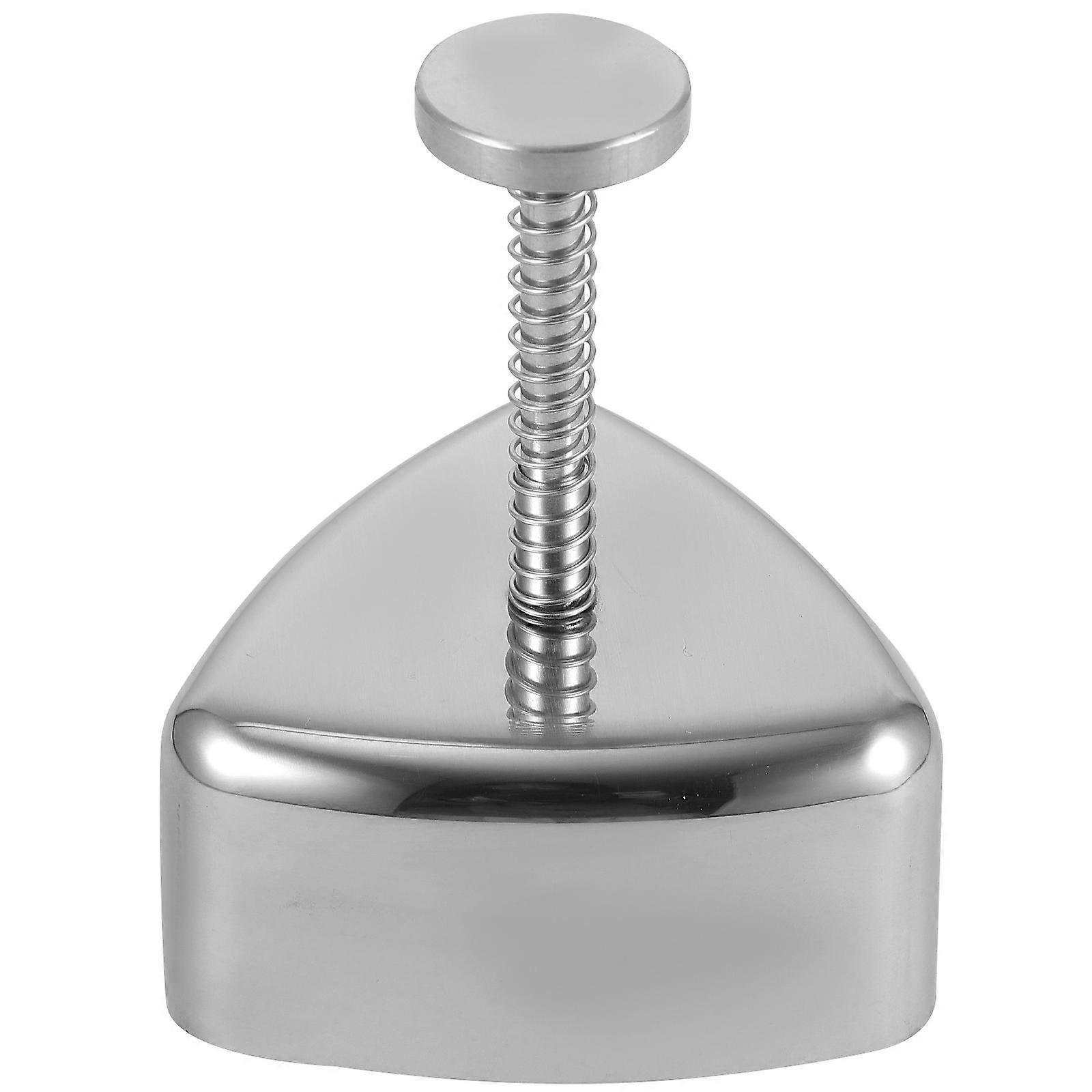 Dreieckige Onigiri-form Aus Edelstahl – Diy-werkzeug Zur Herstellung Von Onigiri-reisbällchen-9.5x7.5x7cm-silver