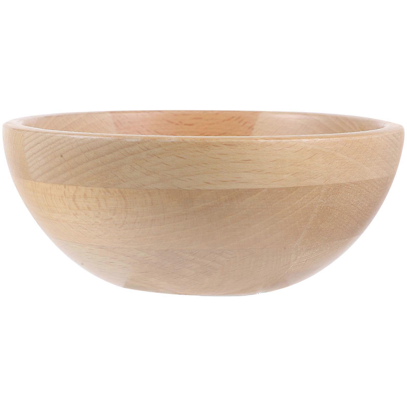 Bambusschale, Schlicht Und Robust, Für Erwachsene Und Kinder, Zur Aufbewahrung Von Speisen Und Salaten, Geschirr Für Zuhause (kleine Größe)-13.00x13.00x6.00cm-brown