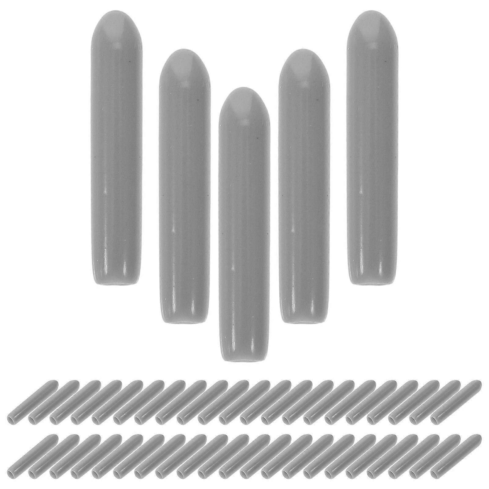 150 Stück Runde Geschirrspüler-endkappen, Regal-organizer-spitzenkappen, Drahtregal-endkappen-2.50x0.20x0.20cm-grey