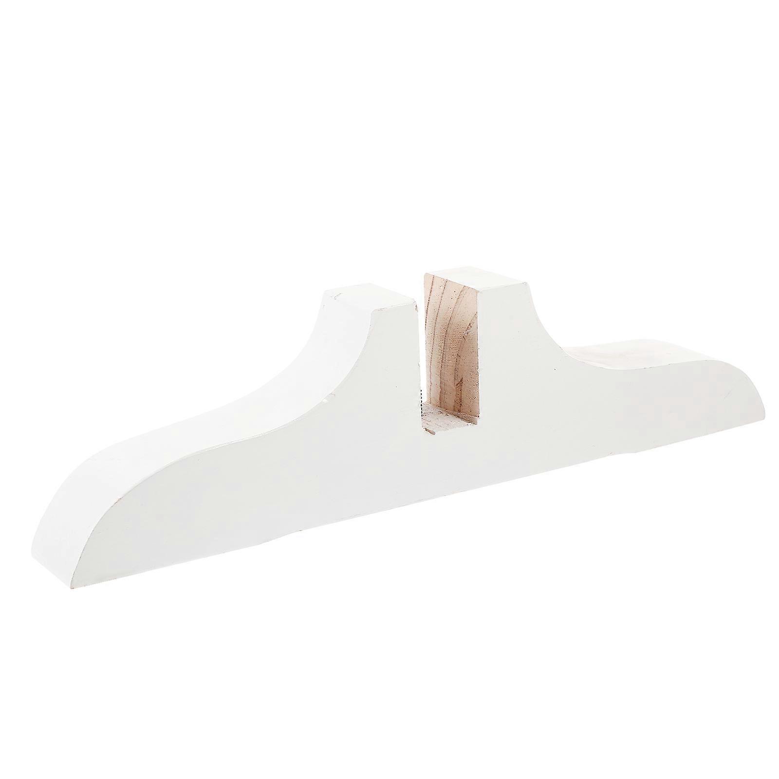 Haushaltsteilerfuß, Verschleißfeste Bildschirmfüße, Verdickte Trennwandhalterung, Haushaltsbedarf-29x7.3cm-white