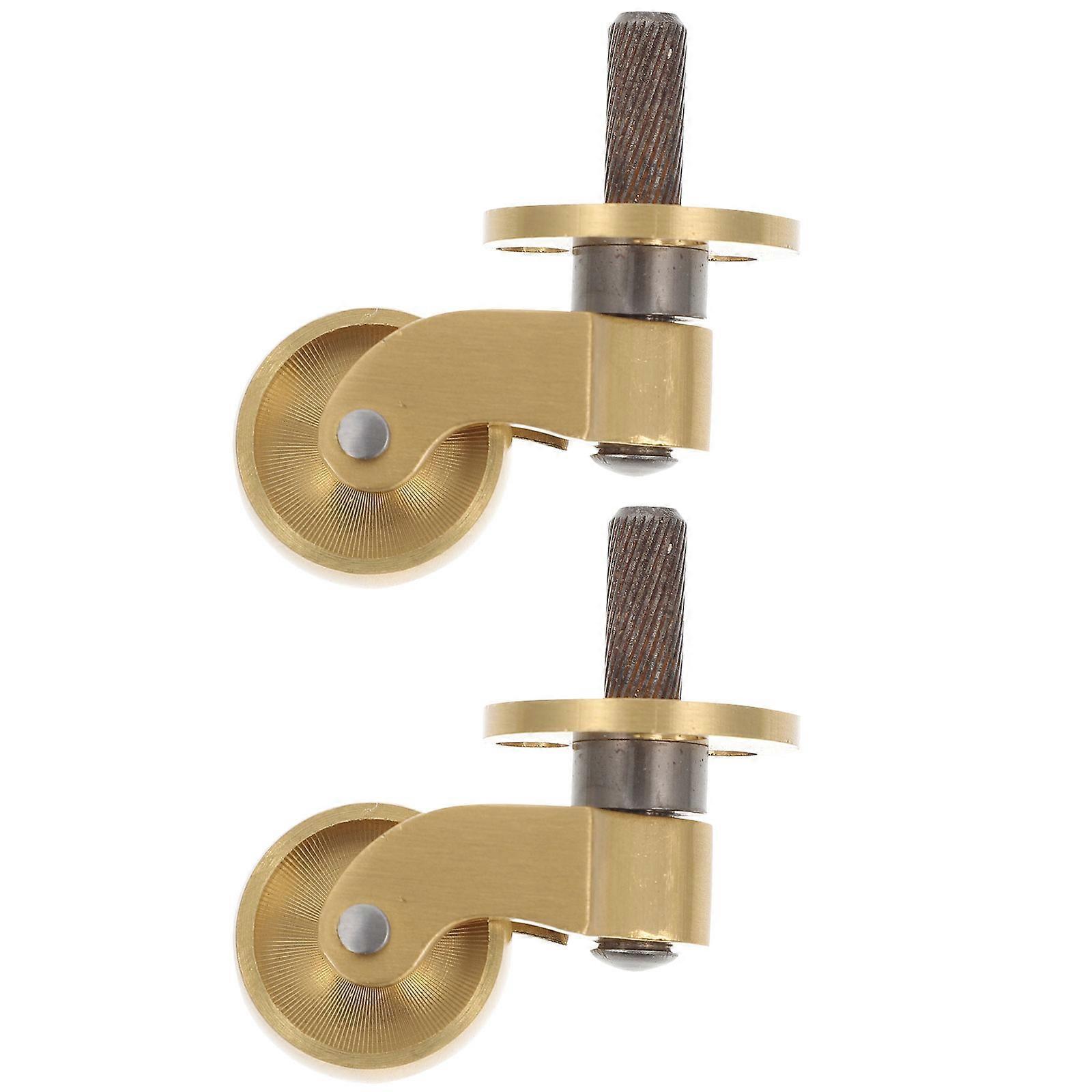 Universalrolle, 360° Drehbar, Robuste Messingrolle Für Möbel-5x2.8x2.5cm-golden