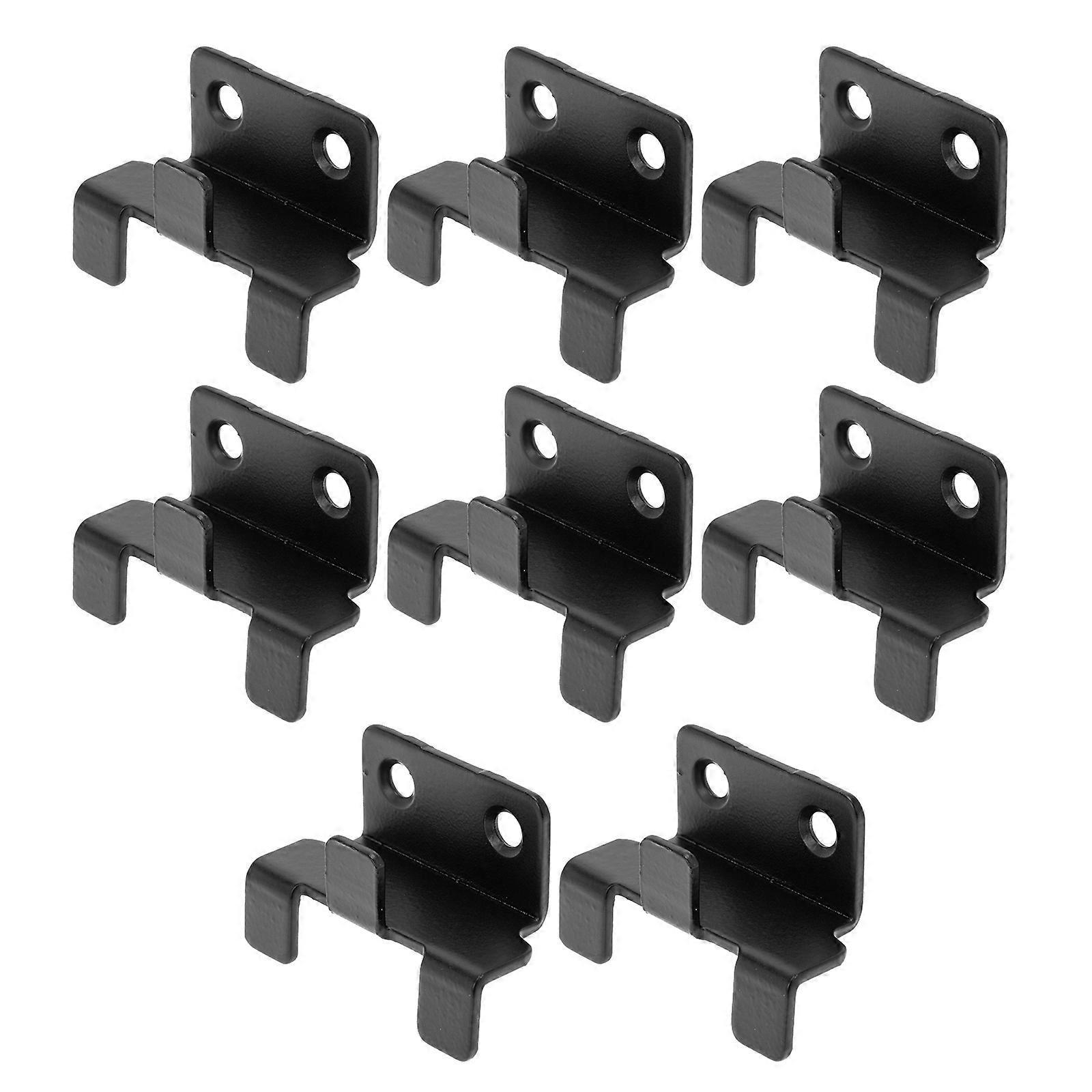 Stück Wandfliesenhalterungen, Stabile Fliesenaufhänger, Praktische Wandfliesen-präsentationshalterungen-4.6x3.3cm-black