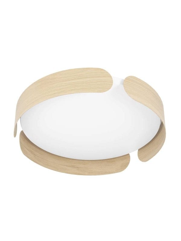EGLO VALCASOTTO DECKENLEUCHTE Ø370 20W 2400LM 3000K BRAUN/WEISS FSC