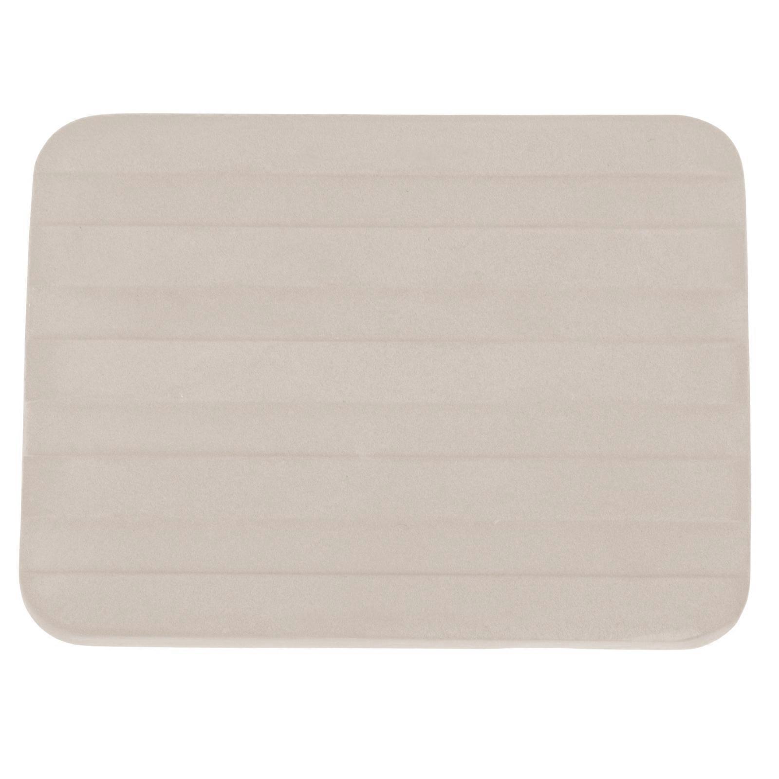 Diatomit-aufbewahrungsgestell, Multifunktionales Tablett, Seifenablage, Wasserabsorptionsgestell-11x9cm-grey